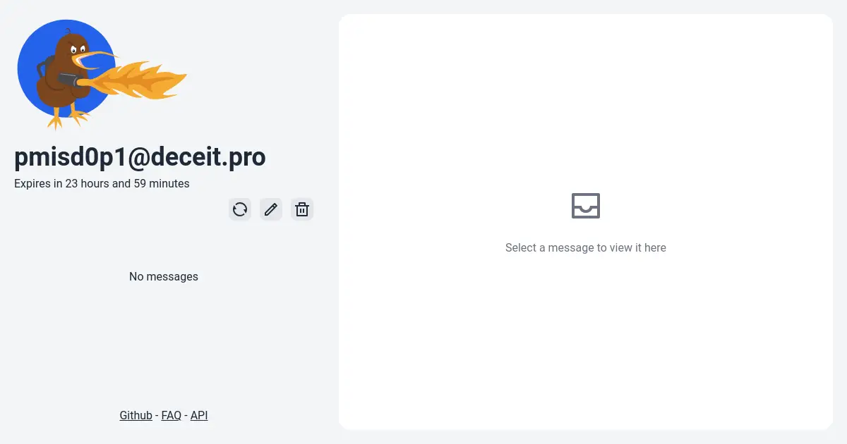 Website preview for burner.kiwi