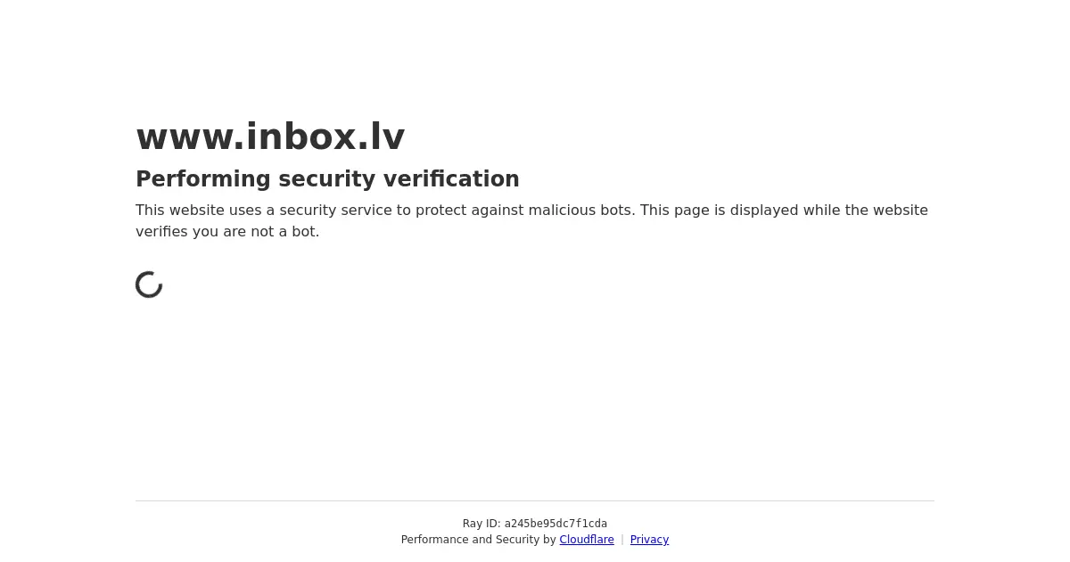 Website preview for inbox.lv